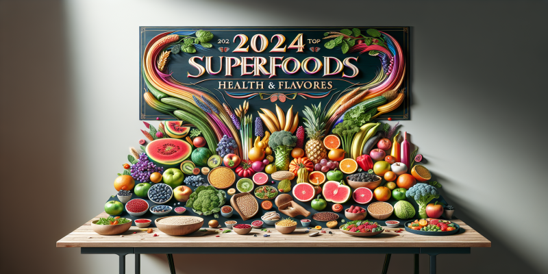 Discover 2024's top superfoods! Explore their amazing health benefits and delicious flavors.