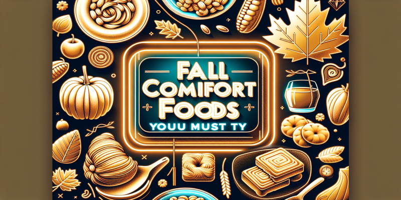 Top Fall Comfort Foods You Must Try